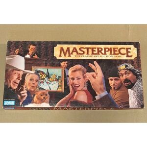 Masterpiece The Classic Art Auction Board Game Parker Brothers Complete 1996